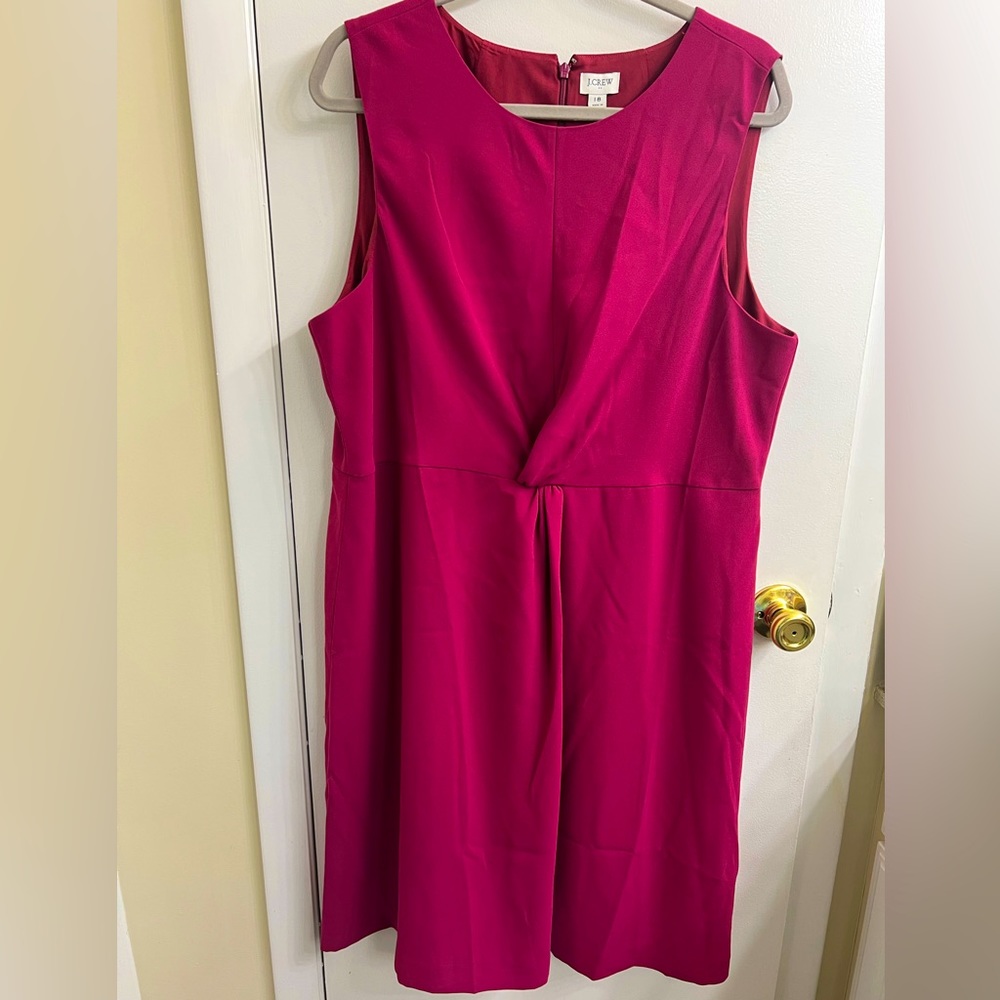 {J. Crew Factory} NWT Knot Front Sheath Dress